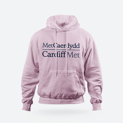 Cardiff Met Hoodie - Pink 