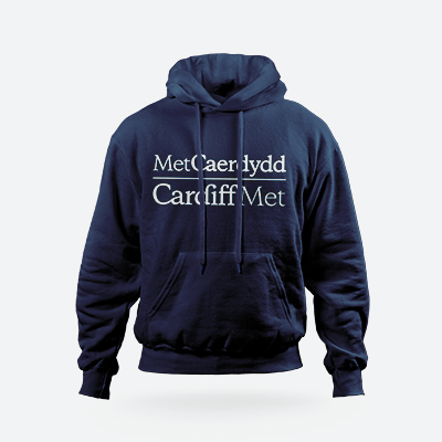 Cardiff Met Hoodie - Navy