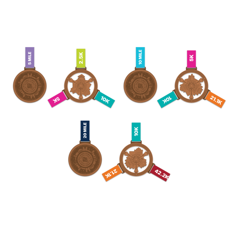 Bristol Run Series 2024-2025 Medals